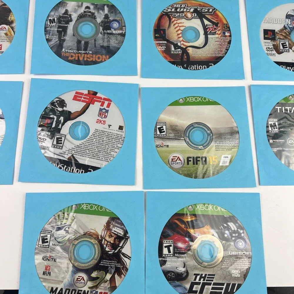 Multi Platform Loose Discs Video Game - Lot Of 50 - AS IS Untested Scratches #8